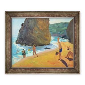 Tablou inramat - Andrew Macara - Dimineata, Platja dos Rosais, Costa Brava, 50 x 60 cm