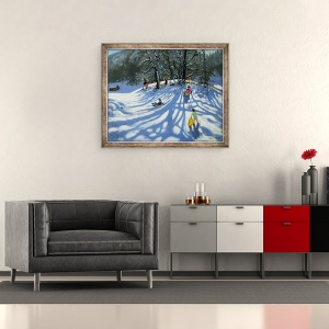 Tablou inramat - Andrew Macara - Distractie in zapada, Morzine, 50 x 60 cm - Img 2