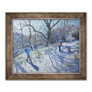 Tablou inramat - Andrew Macara - Lupta cu bulgare II, 70 x 85 cm