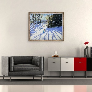 Tablou inramat - Andrew Macara - Ninsoare devreme, 50 x 60 cm - Img 2