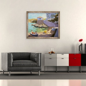 Tablou inramat - Andrew Macara - Plase de pescuit, Samos, 50 x 60 cm - Img 2