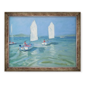 Tablou inramat - Andrew Macara - scoala de navigatie, 60 x 80 cm