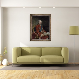 Tablou inramat - Anne-Baptiste Nivelon - Portret De Ludovic, 70 x 90 cm - Img 2