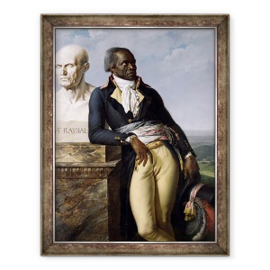 Tablou inramat - Anne Louis Girodet de Roucy-Trioson - Portretul lui Jean-Baptiste Belley d.1804 Adjunct al San Domingo, 60 x 80 cm