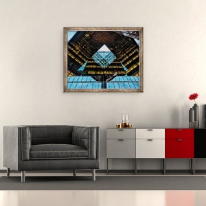 Tablou inramat - Ant Smith - Triunghiul Sticlei, 2020, 50 x 60 cm - Img 2