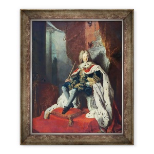 Tablou inramat - Antoine Pesne - Regele Frederic I al Prusiei, 70 x 85 cm