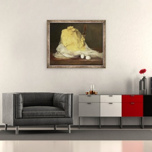 Tablou inramat - Antoine Vollon - Movila de unt, 50 x 60 cm - Img 2