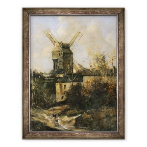 Tablou inramat - Antoine Vollon - The Moulin de la Galette, Montmartre, 70 x 90 cm