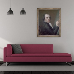 Tablou inramat - Antonio Canova - Autoportret, 50 x 60 cm - Img 2