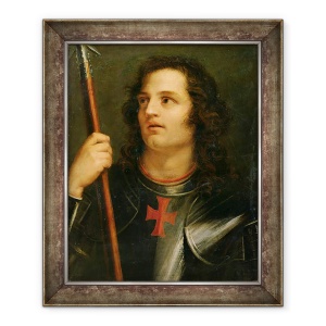 Tablou inramat - Antonio Canova - Un Cavaler Cruciat, 50 x 60 cm
