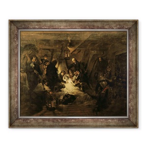 Tablou inramat - Arthur William Devis - Moartea lui Nelson, 21 octombrie 1805, 70 x 85 cm