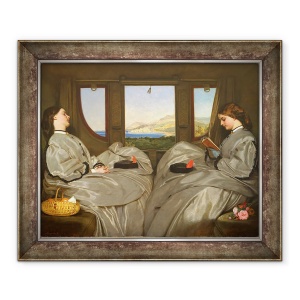 Tablou inramat - Augustus Leopold Egg - insotitorii Calatori, 50 x 60 cm