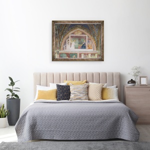 Tablou inramat - Barna da Siena - Buna Vestire, 70 x 90 cm - Img 3