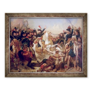 Tablou inramat - Baron Antoine Jean Gros - Batalia Piramidelor, 60 x 80 cm