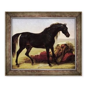 Tablou inramat - Baron Antoine Jean Gros - Un cal arab, 70 x 85 cm
