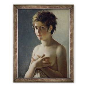 Tablou inramat - Baron Pierre-Narcisse Guerin - Portretul unei tinere, 60 x 80 cm