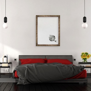 Tablou inramat - Bella Larsson - Frunze {Fay-erie praf}, 70 x 90 cm - Img 3