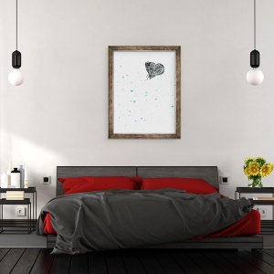Tablou inramat - Bella Larsson - Molie {Fay-erie praf}, 70 x 90 cm - Img 3