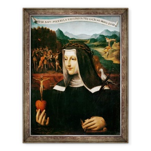 Tablou inramat - Bernardino Luini - Ex Voto dedicat Sfanta Ecaterina de Siena 1347-80, 70 x 90 cm