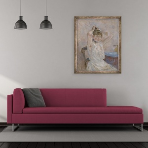Tablou inramat - Berthe Morisot - Baia, 50 x 60 cm - Img 2