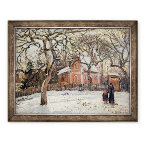 Tablou inramat - Camille Pissarro - Castani la Louveciennes, 70 x 90 cm