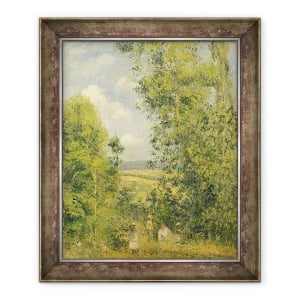 Tablou inramat - Camille Pissarro - O odihna in lunca, 50 x 60 cm