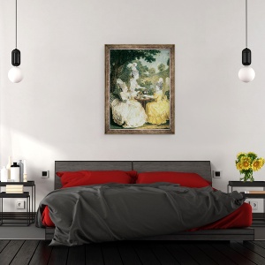 Tablou inramat - Carmontelle - La Marquise de Montesson, 60 x 80 cm - Img 3