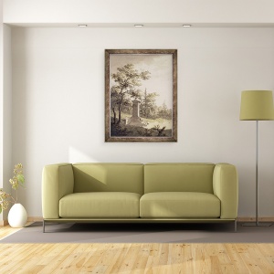 Tablou inramat - Caspar David Friedrich - Emilias Kilde, 70 x 90 cm - Img 2