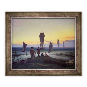 Tablou inramat - Caspar David Friedrich - Etapele vietii, 70 x 85 cm