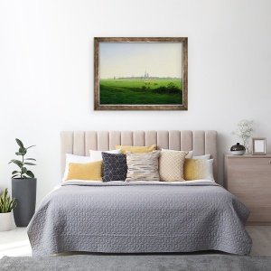 Tablou inramat - Caspar David Friedrich - Pajisti langa Greifswald, 60 x 80 cm - Img 3
