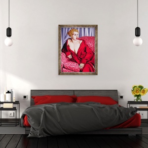 Tablou inramat - Catherine Abel - Kimono Rosu, 60 x 80 cm - Img 3