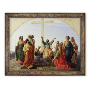 Tablou inramat - Charles Gleyre - Plecarea apostolilor, 70 x 90 cm
