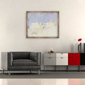 Tablou inramat - Charlie Millar - Acropole, Atena, 50 x 60 cm - Img 2