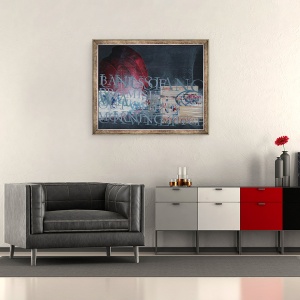 Tablou inramat - Charlie Millar - Uhusiano, 50 x 60 cm - Img 2