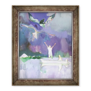 Tablou inramat - Charlotte Evans - pasari, 70 x 85 cm