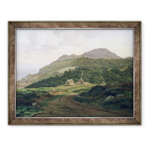 Tablou inramat - Christian Ernst Bernhard Morgenstern - Pe coasta suedeza, 70 x 90 cm