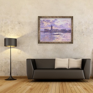 Tablou inramat - Christopher Glanville - Chelsea Portul, 70 x 90 cm - Img 2