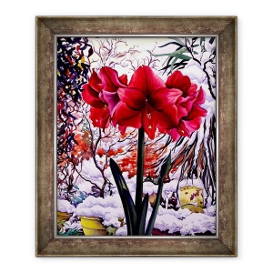 Tablou inramat - Christopher Ryland - Amaryllis de fereastra de zapada, 50 x 60 cm