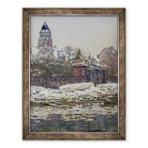 Tablou inramat - Claude Monet - Biserica de la Vetheuil, 60 x 80 cm