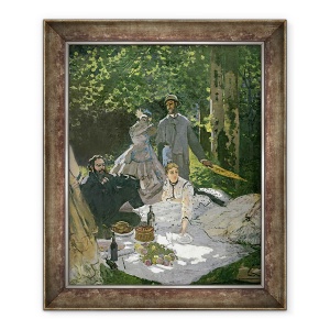 Tablou inramat - Claude Monet - Dejeuner sur lHerbe, Chailly, 70 x 85 cm