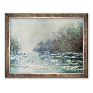 Tablou inramat - Claude Monet - Despartire la Vetheuil, 70 x 90 cm
