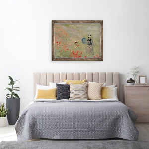 Tablou inramat - Claude Monet - Maci salbatici II, 70 x 90 cm - Img 3