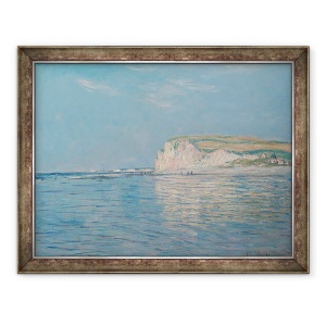 Tablou inramat - Claude Monet - Mareea scazuta la Pourville, langa Dieppe, 70 x 90 cm