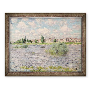 Tablou inramat - Claude Monet - Sena la Lavacourt, 70 x 90 cm
