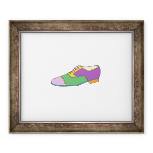 Tablou inramat - Daisy de Villeneuve - Brogue 1, 50 x 60 cm