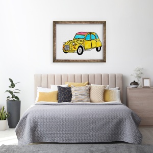 Tablou inramat - Daisy de Villeneuve - Citroen, 70 x 90 cm - Img 3
