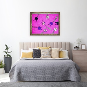 Tablou inramat - Daisy de Villeneuve - Lalele, 60 x 80 cm - Img 3