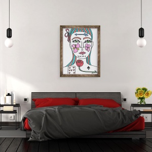 Tablou inramat - Daisy de Villeneuve - Lucky, 60 x 80 cm - Img 3