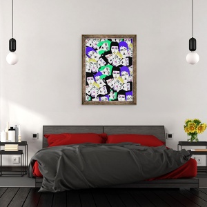 Tablou inramat - Daisy de Villeneuve - Mai multe fete, 70 x 90 cm - Img 3
