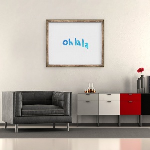 Tablou inramat - Daisy de Villeneuve - Oh la la, 70 x 85 cm - Img 2
